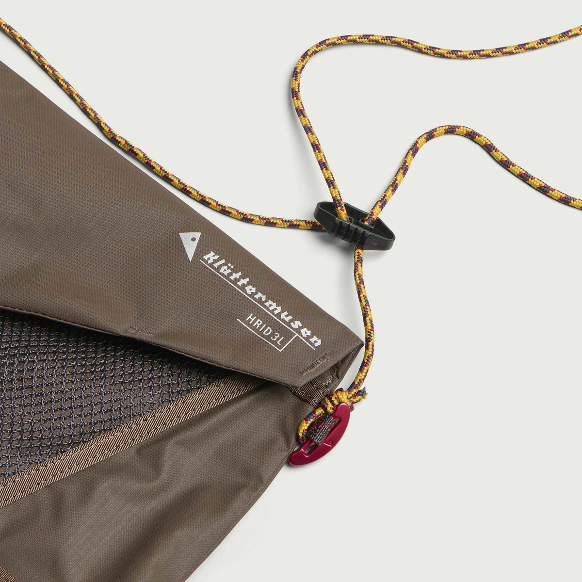 Klättermusen Men's Hrid WP Accessory Bag 3L in Slate Brown