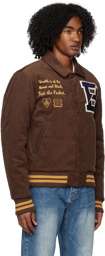 Billionaire Boys Club Brown Varsity Bomber Jacket