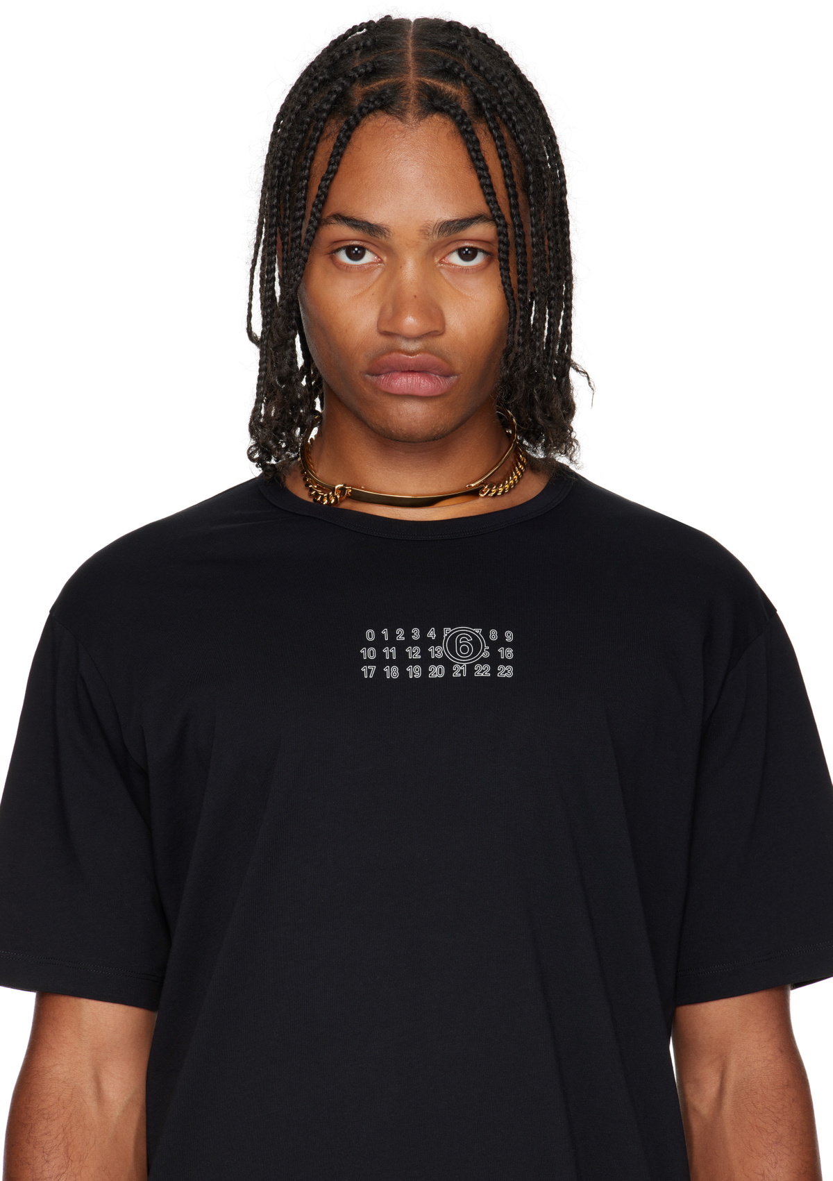 MM6 Maison Margiela Mixed Chain Necklace