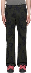 paria /FARZANEH Green Straight-Leg Jeans