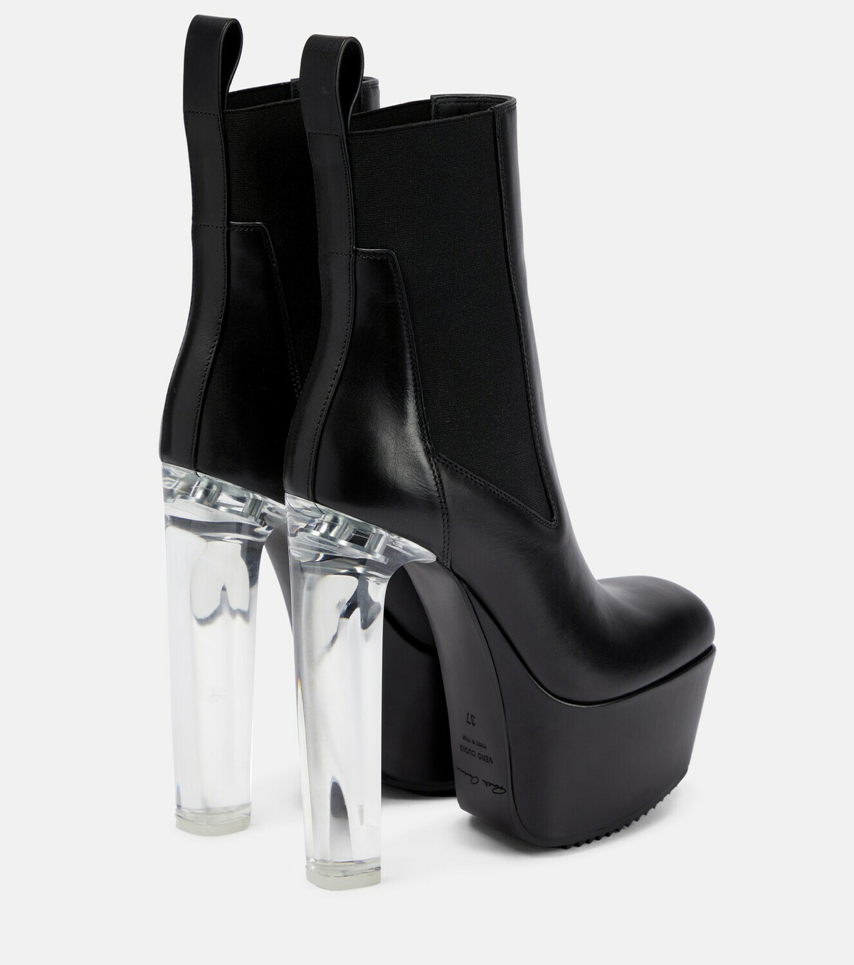 Rick Owens - Platform leather boots Rick Owens