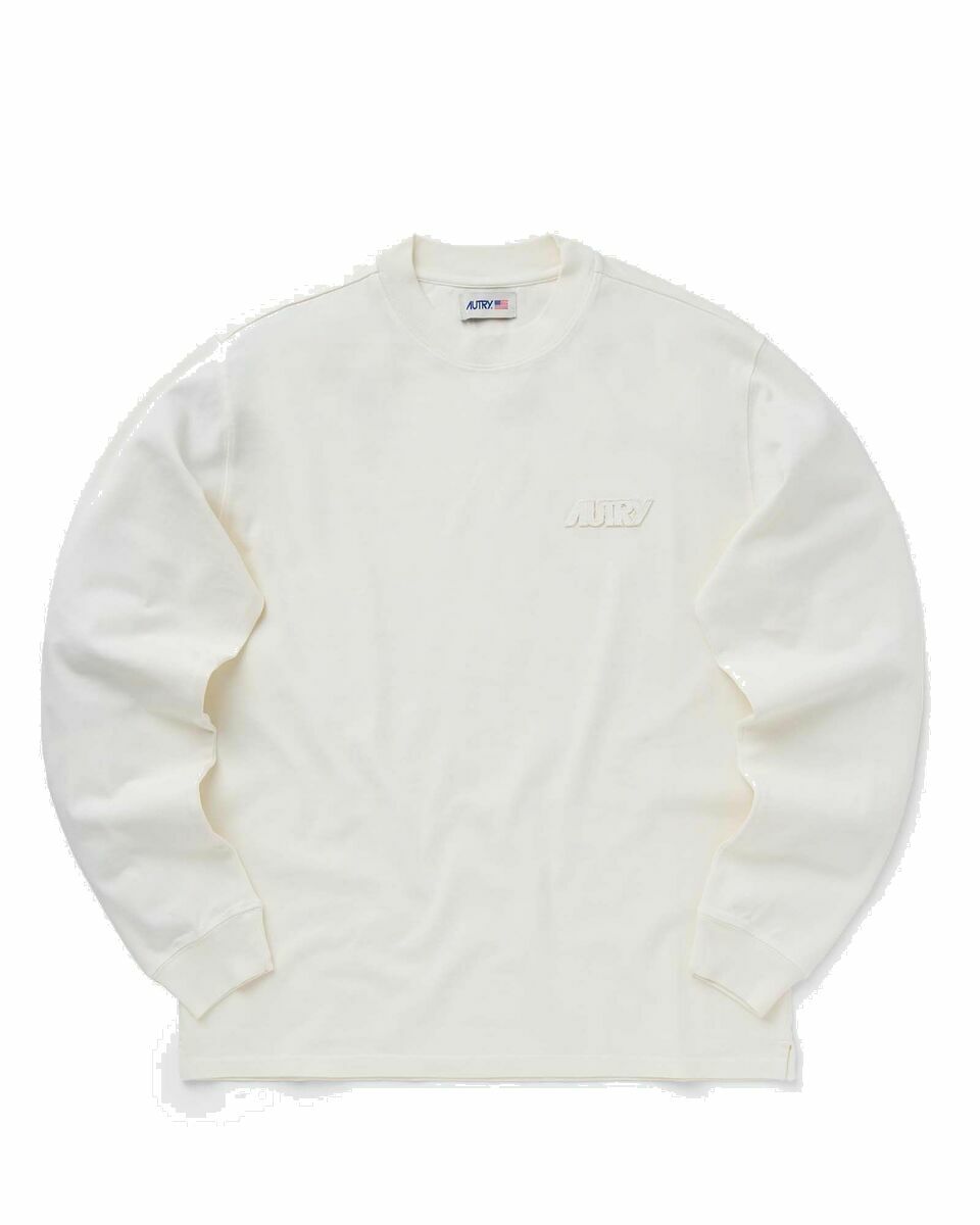 Photo: Autry Action Shoes L/S Tee Main White - Mens - Longsleeves