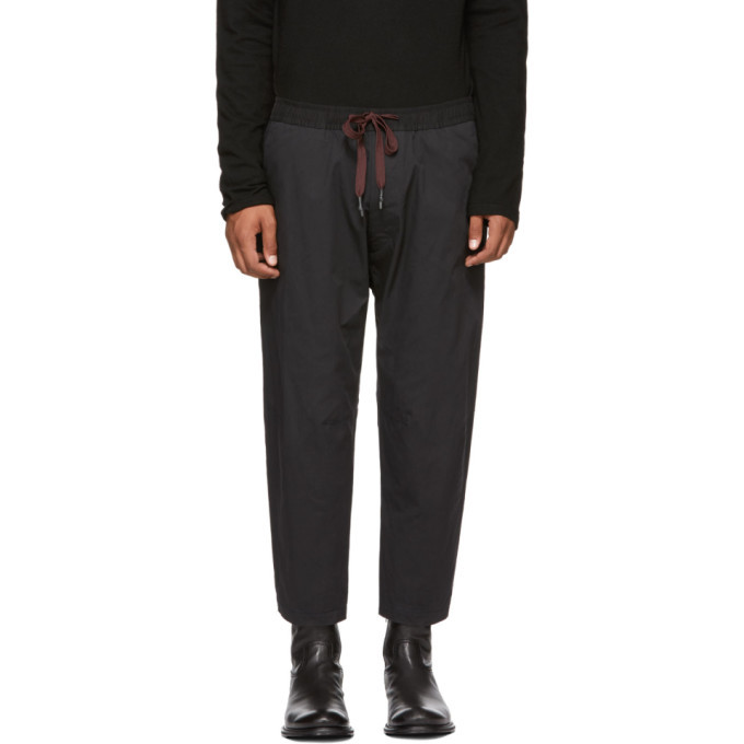 Ziggy Chen Black Drawstring Trousers Ziggy Chen