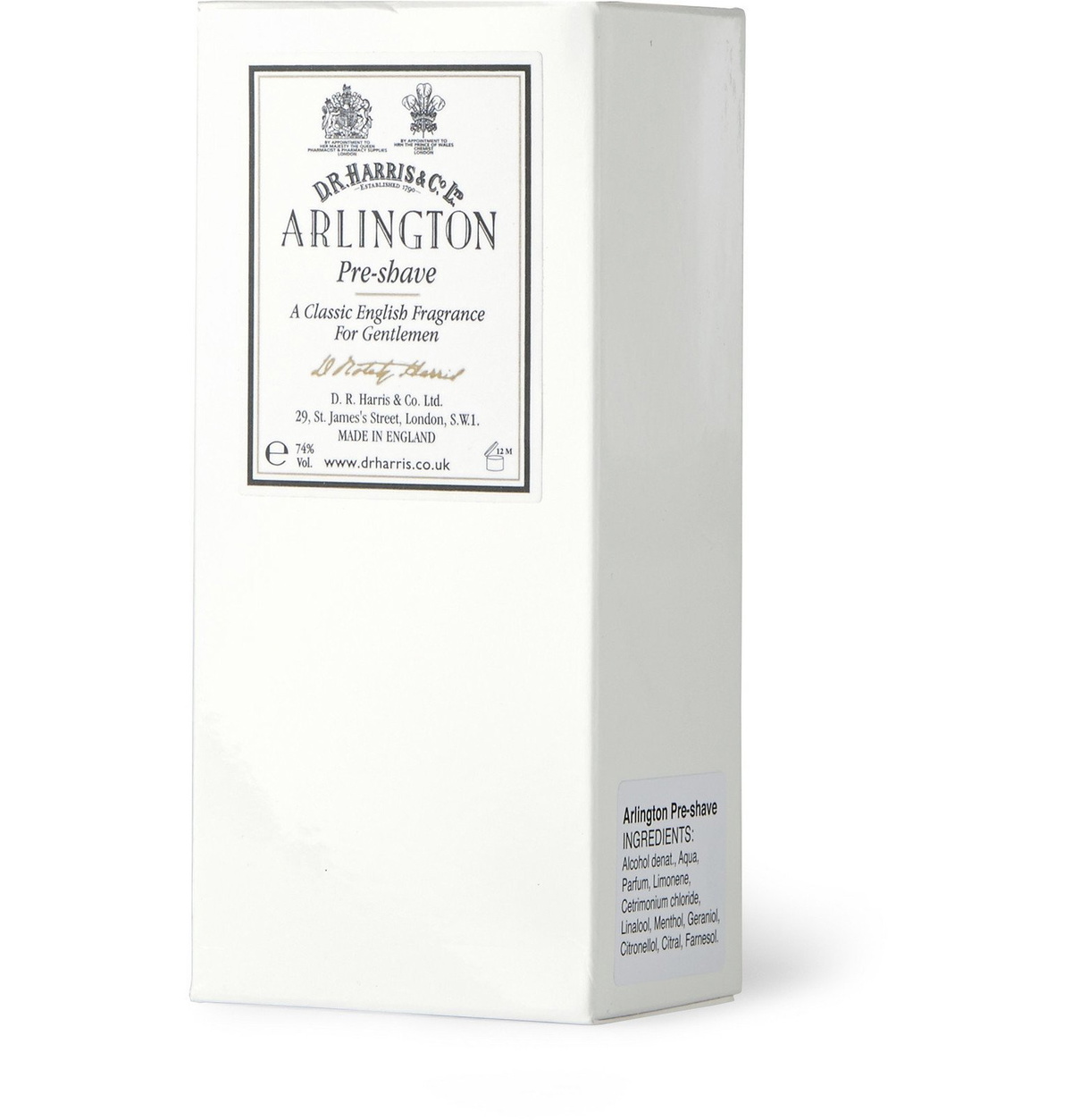 D R Harris - Arlington Pre-Shave Lotion, 100ml - Colorless