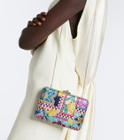 Judith Leiber Couture Slim Slide Ceramica embellished clutch