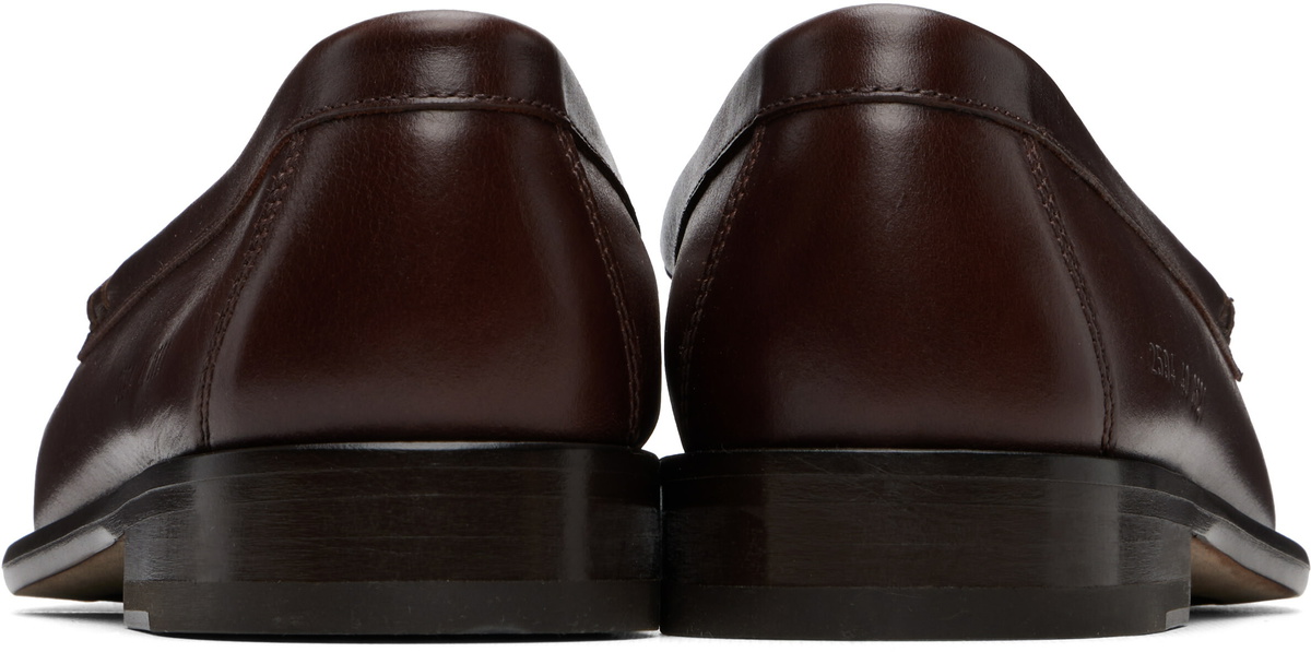 Common Projects Brown Minimal Loafers