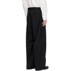 ssstein Black Long Wide Trousers