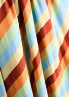 Kitri Pia Striped Linen-blend Midi Dress Multicoloured