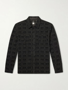 RRL - Wool-Blend Jacquard Overshirt - Black