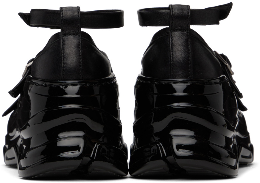 Simone Rocha buckled chunky ballerina shoes - Black