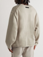 FEAR OF GOD ESSENTIALS - Logo-Appliquéd Knitted Sweater - Neutrals