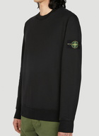 Stone Island - Compass Patch Sweatshirt in Black