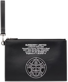 Burberry Black Appliqué Edin Pouch