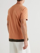 James Perse - Garment-Dyed Cotton-Jersey T-Shirt - Orange