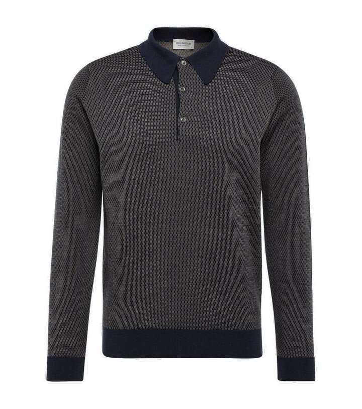 Photo: John Smedley Acaster wool polo sweater