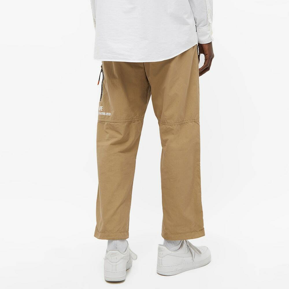 Men's AAPE Fleece Mountain Pants in Beige AAPE by A Bathing Ape