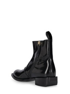 MOSCHINO - 40mm Texas Brushed Leather Boots