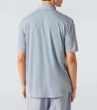 Giorgio Armani Silk and cotton polo shirt