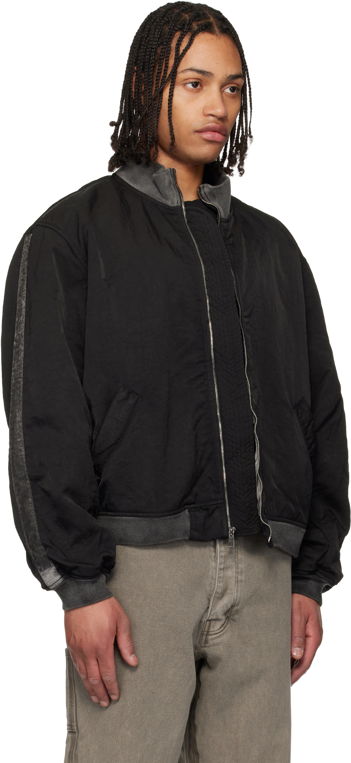 ALEXANDER DIGENOVA Black RL-Bomber Jacket