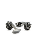 Tateossian Knot Gunmetal Cufflinks - Black - One Size