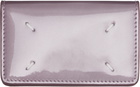 Maison Margiela Pink Four Stitches Card Holder