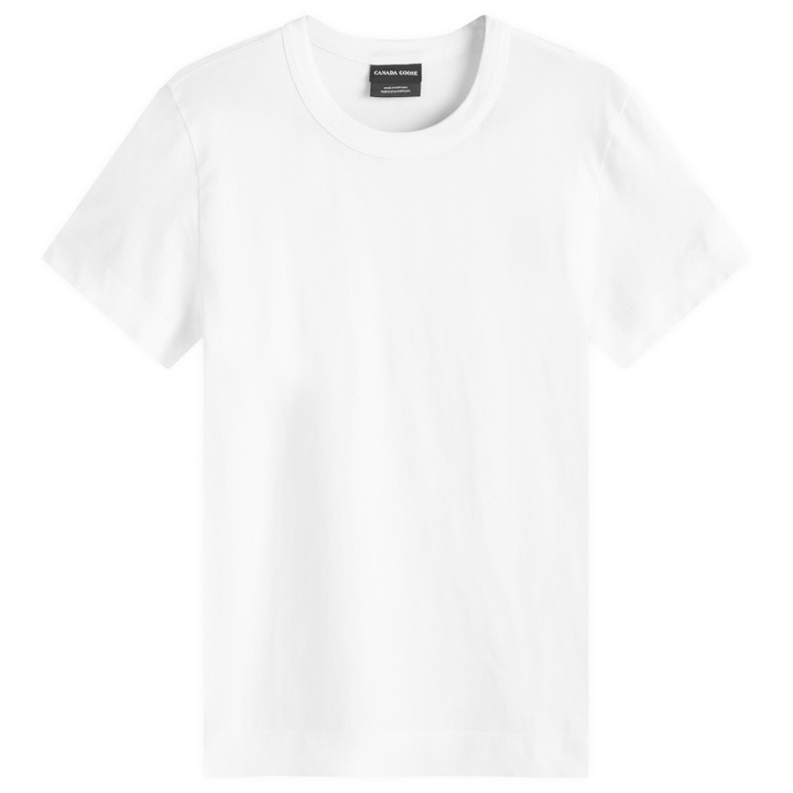 Photo: Canada Goose Women's Broadview T-Shirt in White
