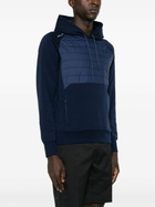 RLX Ralph Lauren Blue Hybric Panelled Hoodie