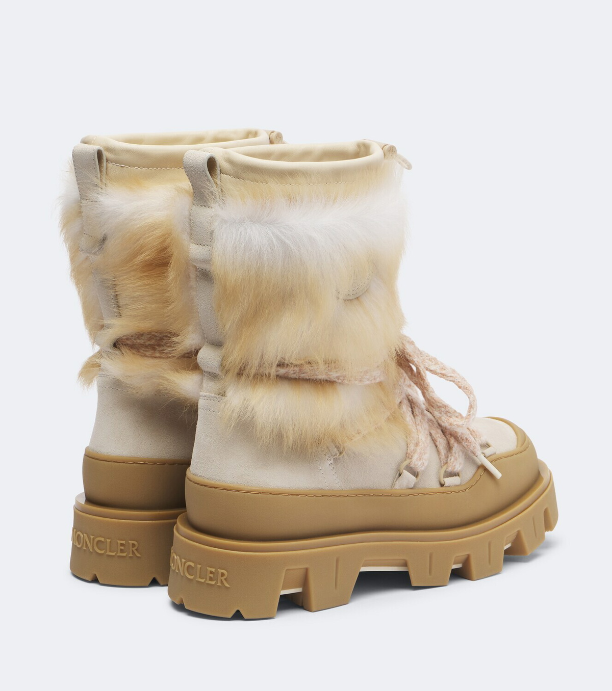 Moncler Peak Après shearling snow boots