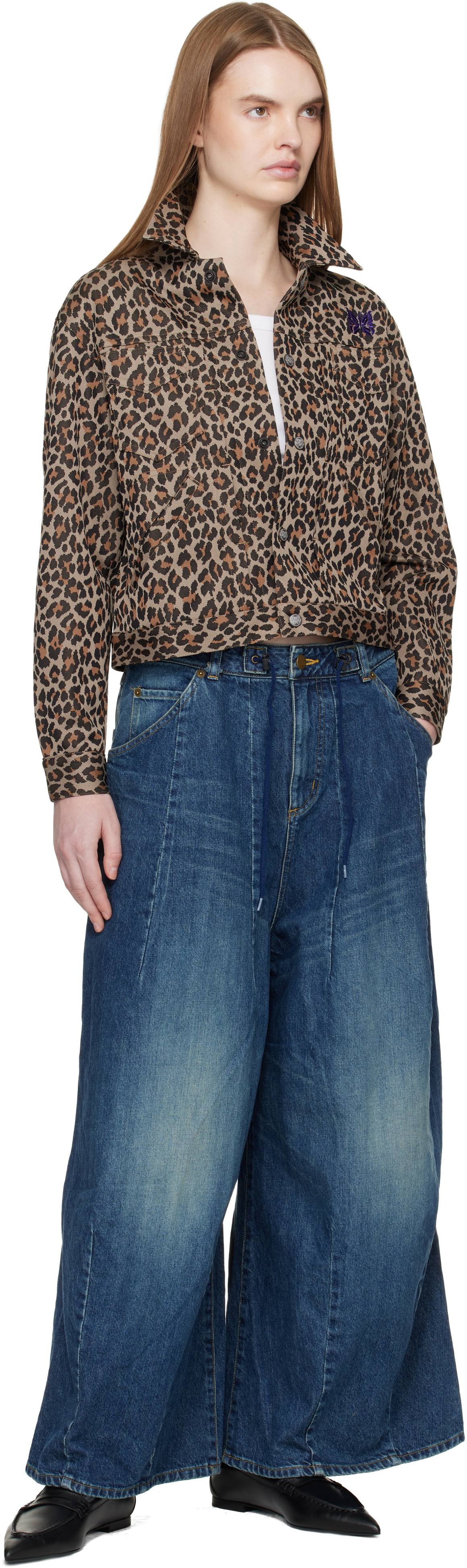 NEEDLES Navy H.D. Buggy Jeans