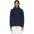 Noah NYC Navy Multicolor Stitch Hoodie