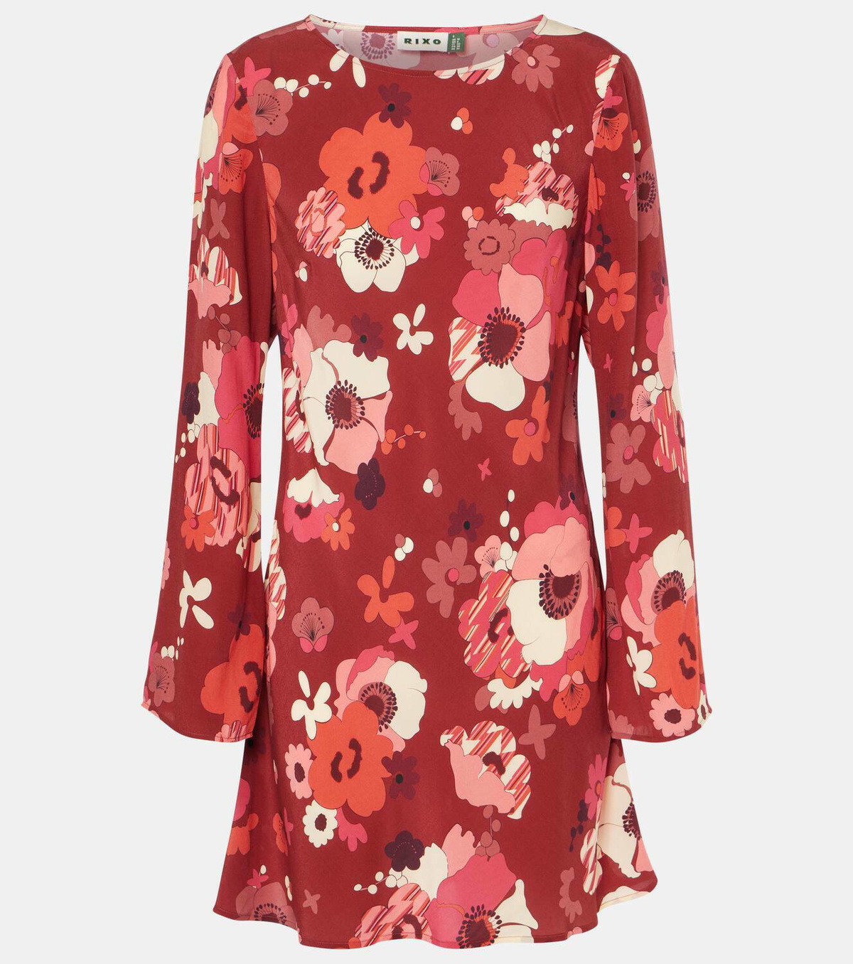 rixo ridley mini dress Rixo Ridley Tiger-Print Mini Dress In Animal Print - 40% Off