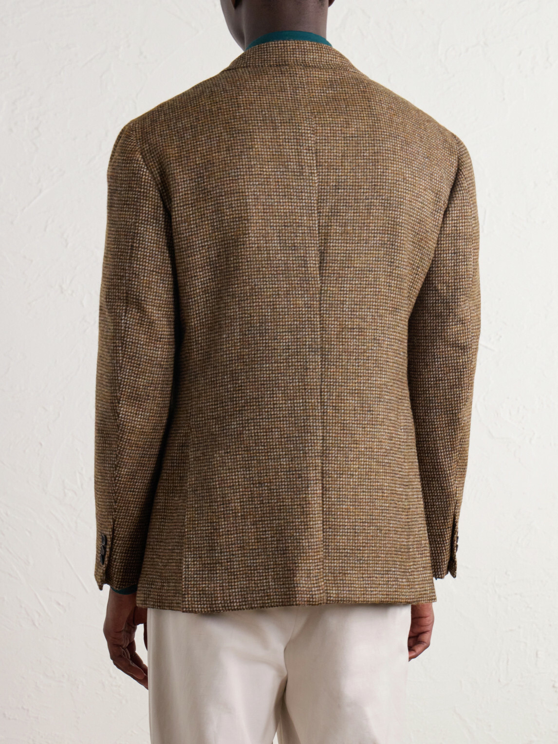 J. Mueser - Waverly Herringbone Virgin Wool-Tweed Blazer - Brown