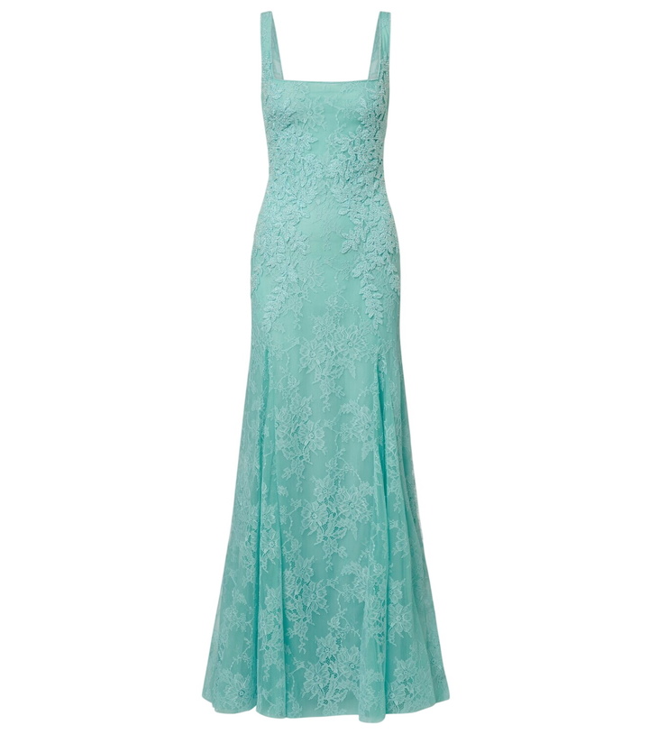Photo: Costarellos Lace gown