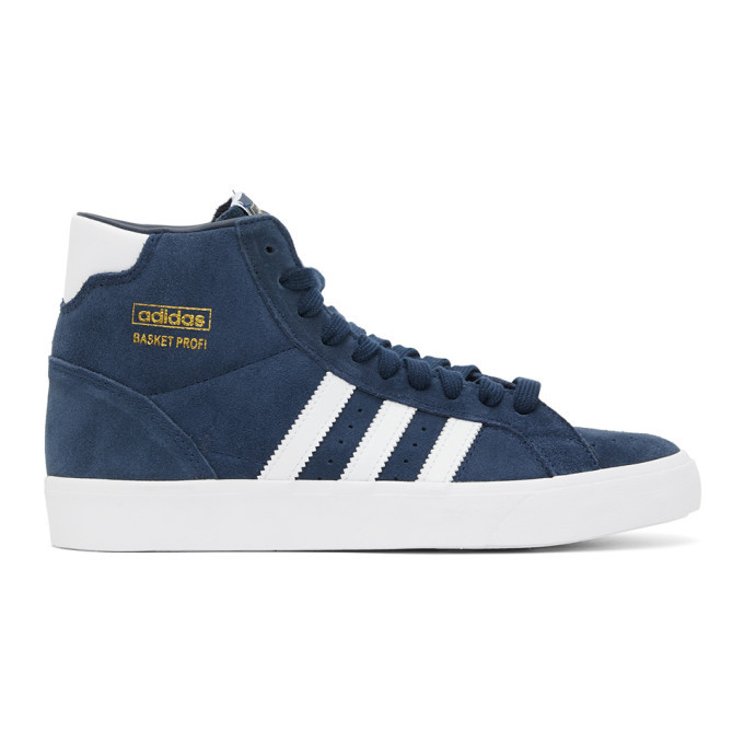 Photo: adidas Originals Navy Basket Profi Sneakers