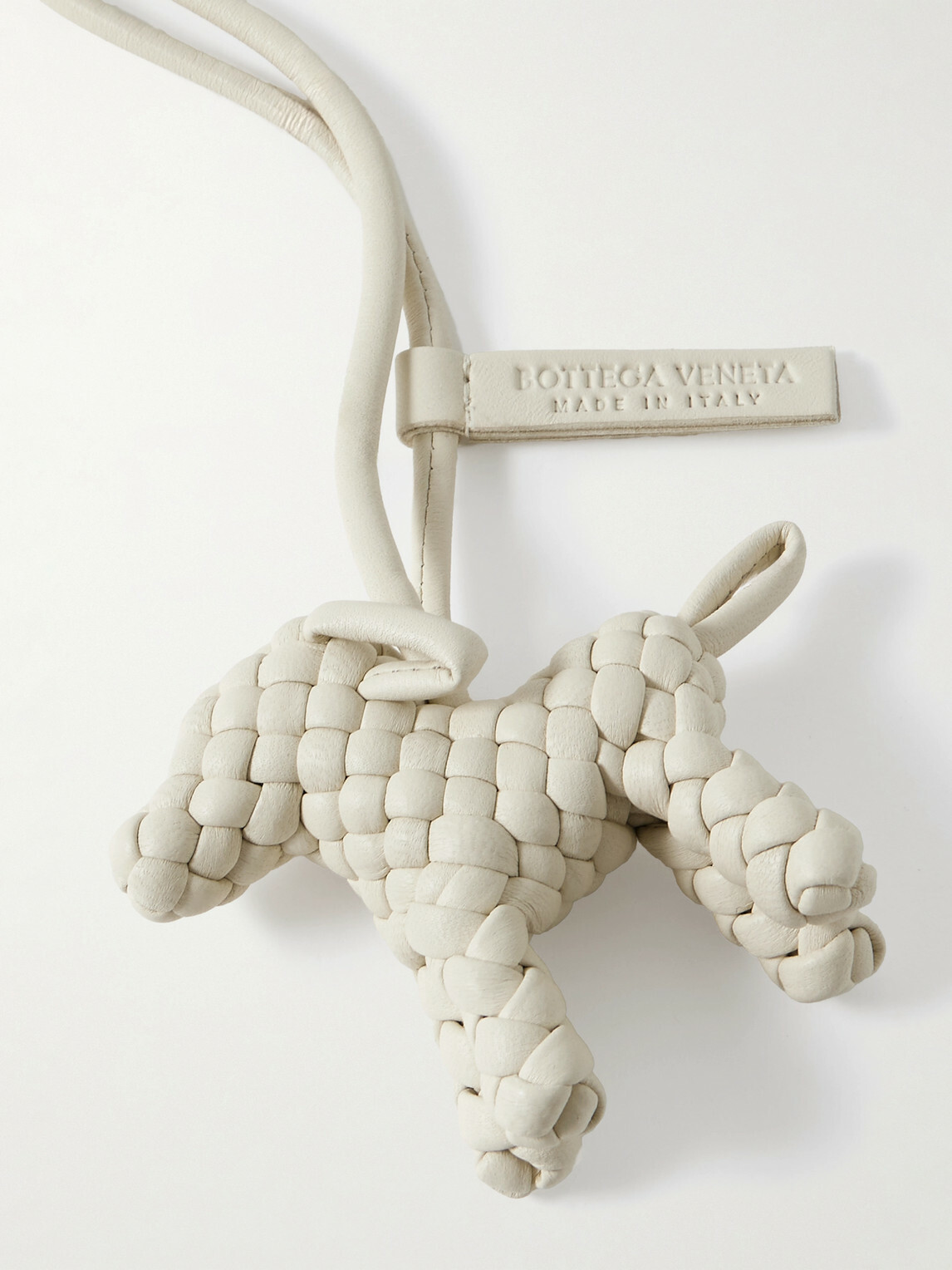 Bottega Veneta - Intrecciato Leather Bag Charm Bottega Veneta