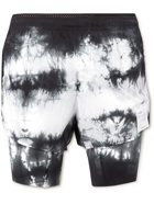 Satisfy - Layered Tie-Dye TechSilk and Justice Shorts - Black