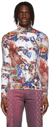 Marine Serre Multicolor Archive Print T-Shirt