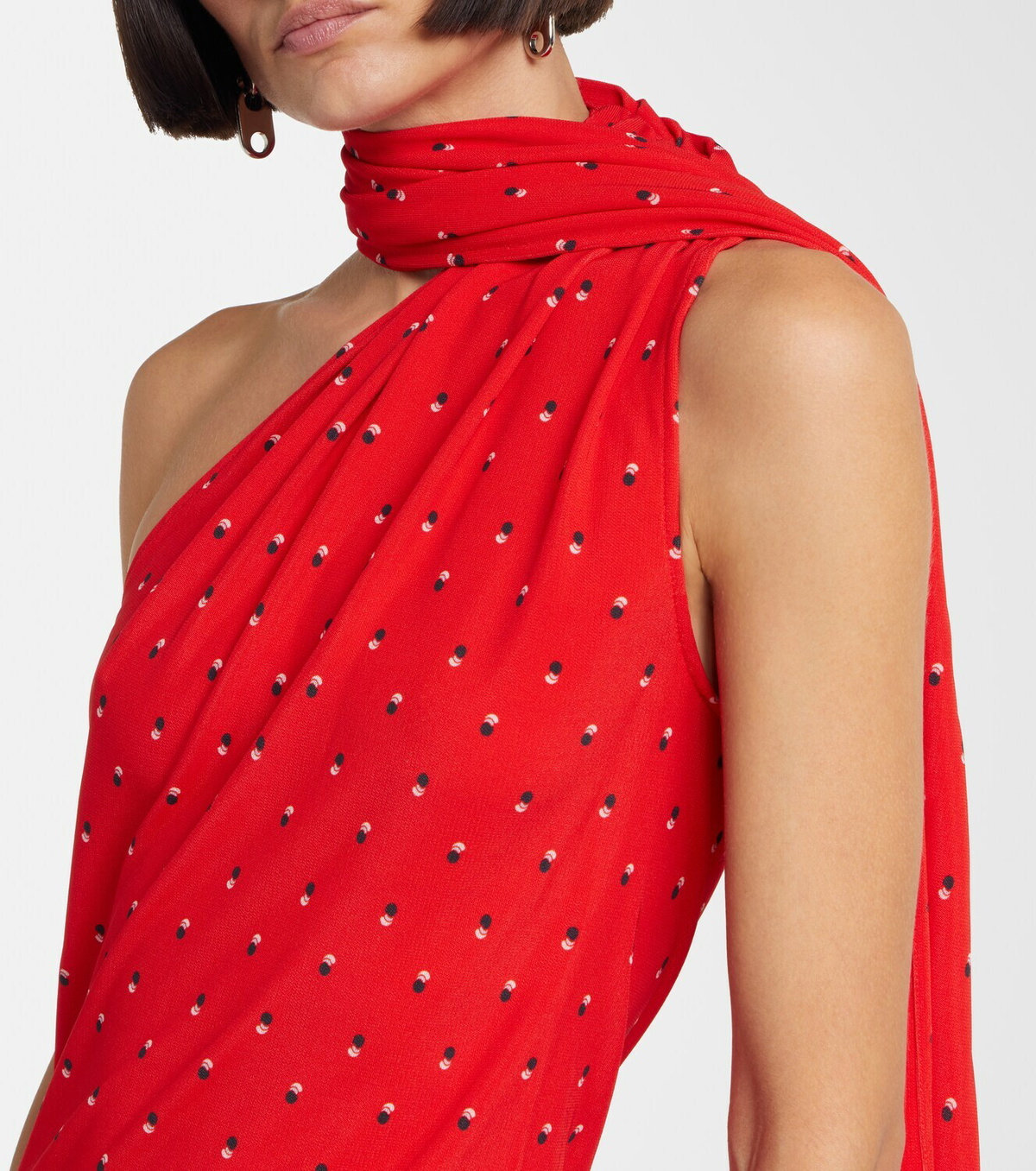 Acne Studios Dassy asymmetric maxi dress