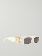 Balenciaga - Rectangular-Frame Acetate Sunglasses