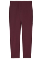 Armarium Asadi Slim-leg Stretch-wool Trousers Dark Red