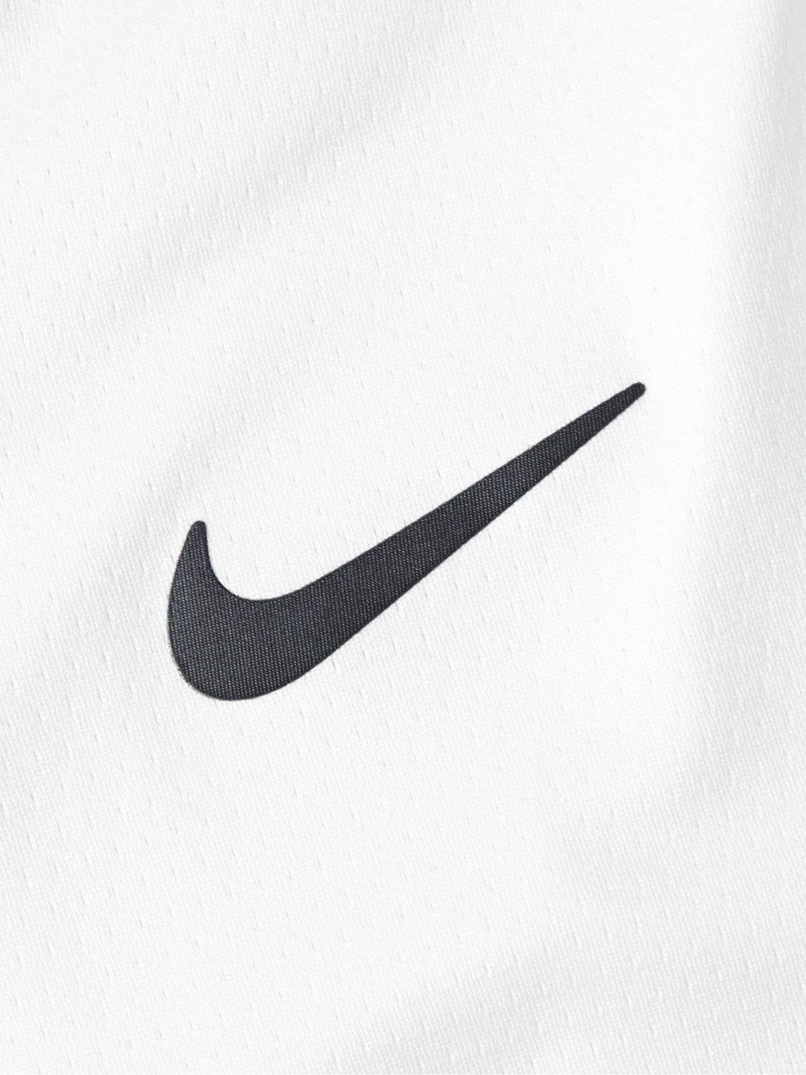 Nike Tennis - NikeCourt Dri-FIT ADV Half-Zip Tennis Shirt - White Nike ...