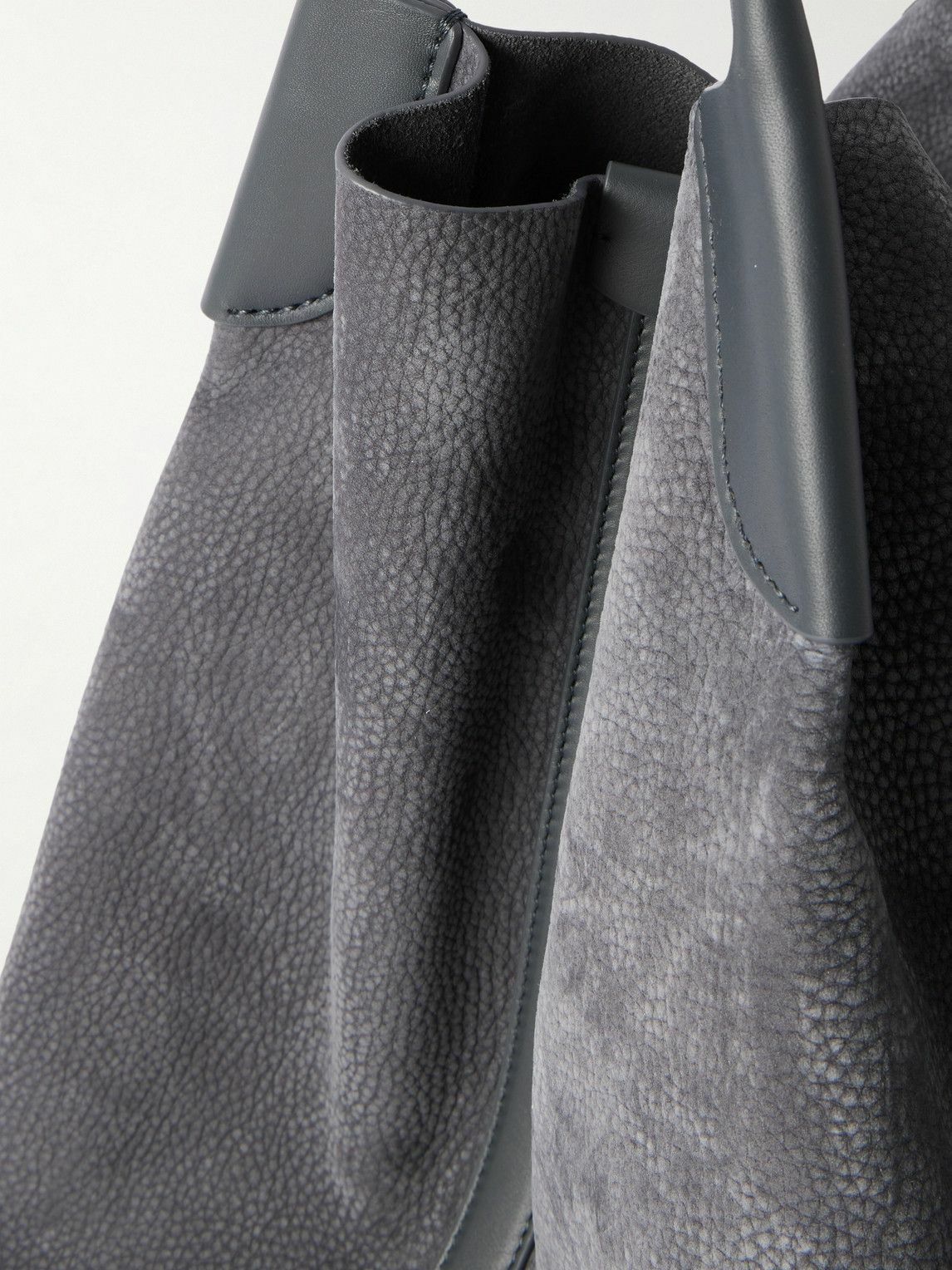 Loro Piana - Bale Extra-Large Leather-Trimmed Full-Grain Nubuck Tote Bag