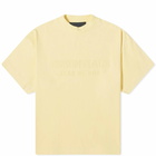 Fear of God ESSENTIALS Men's Spring Kids Crew Neck T-Shirt in Garden Yellow