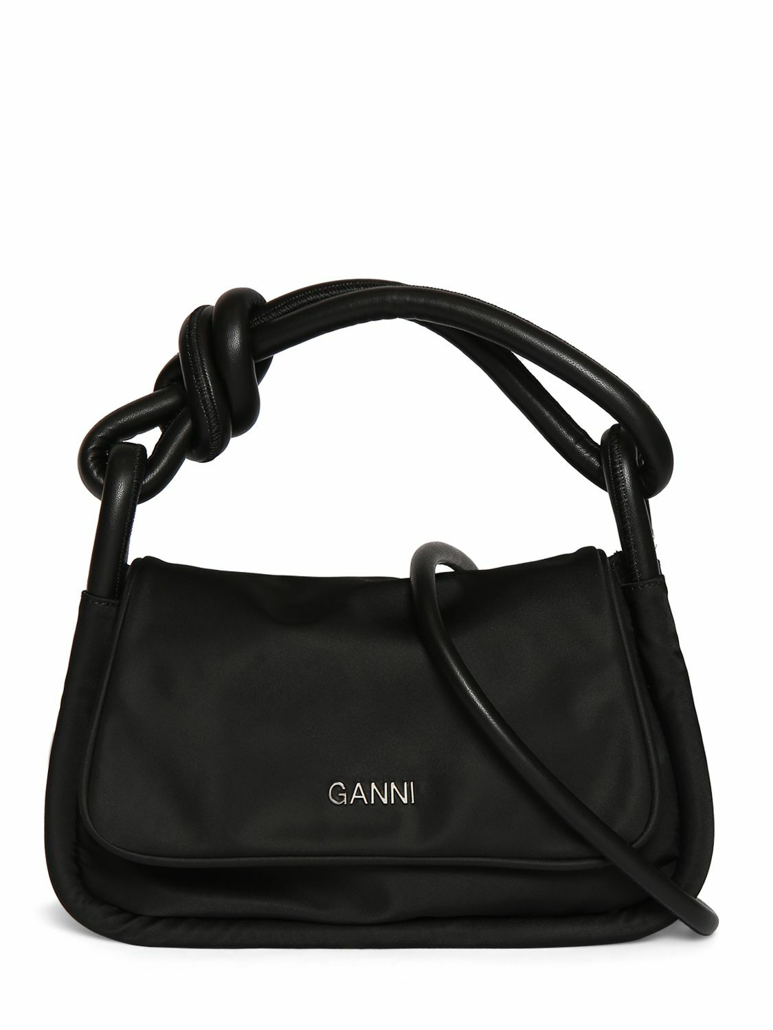 【GANNI】Knot Flap Over Shoulder Bag GANNI - Knot Flap Over Shoulder Bag GANNI