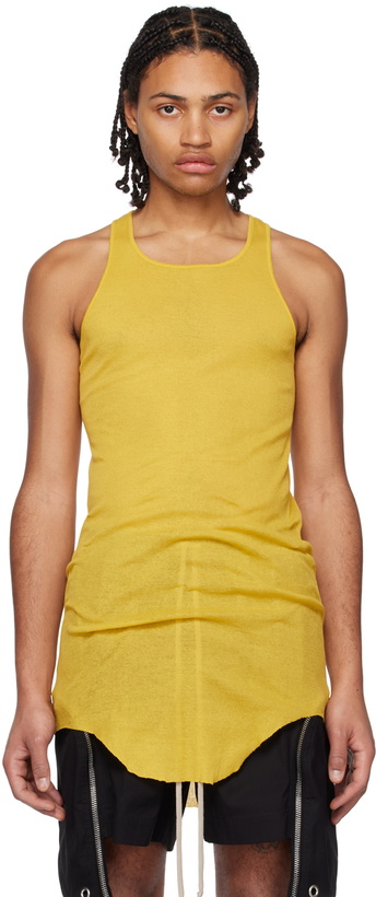 Photo: Rick Owens Yellow Basic Tank Top