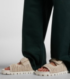 Miu Miu Crochet sandals