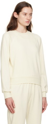 ÉTERNE Off-White Shrunken Sweatshirt