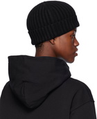 Dime Black Classic Fold Beanie