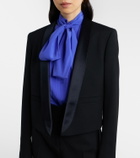 Tom Ford Silk-trimmed wool blazer
