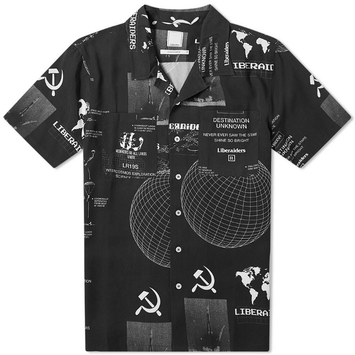 Photo: Liberaiders Short Sleeve Space Race Shirt Black
